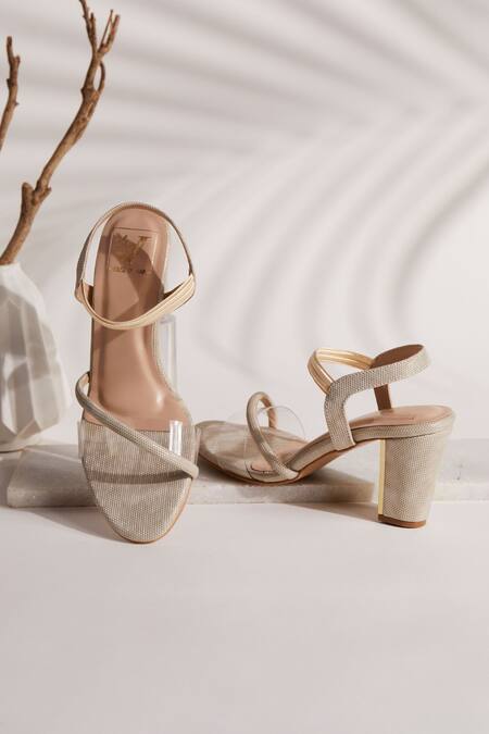 House Of Vian Gold Sabrina Heels at Aza Fashions House Of Vian_Gold Sabrina Heels _at_Aza_Fashions