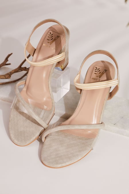 House Of Vian Sabrina Gold Heels 