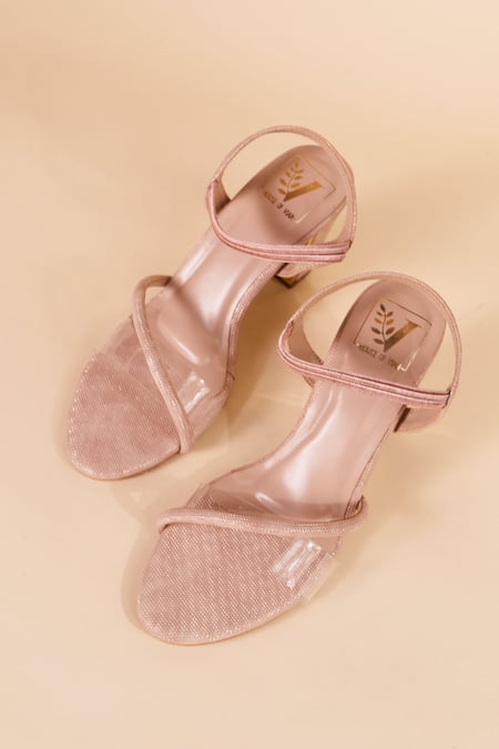 House Of Vian Rose Gold Designer Heels 