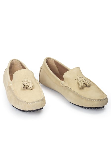 Domani Gommino Suede Tassel Loafers 