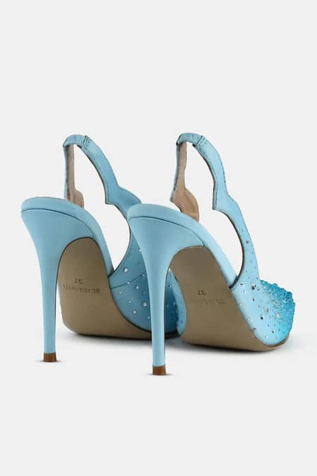 Elleganti Fade Embellished Ombre Heels 