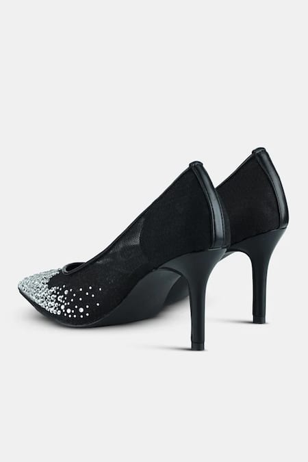Buy Elleganti Black Crystals Fate Embellished Heels Online at Aza Fashions Buy_Elleganti_Black Crystals Fate Embellished Heels _Online_at_Aza_Fashions
