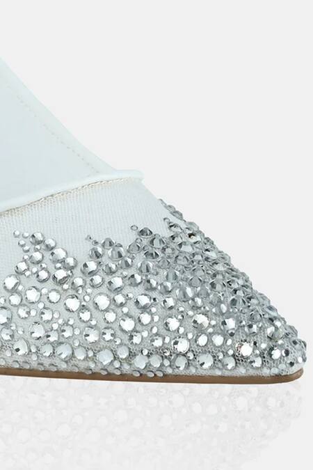 Buy_Elleganti_White Crystals Fate Ombre Embellished Heels _Online_at_Aza_Fashions