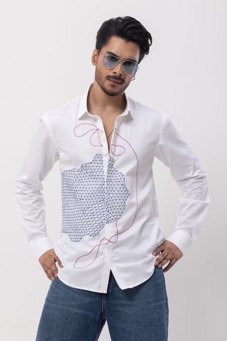 Kaka Calcutta Hand Embroidered Shirt 