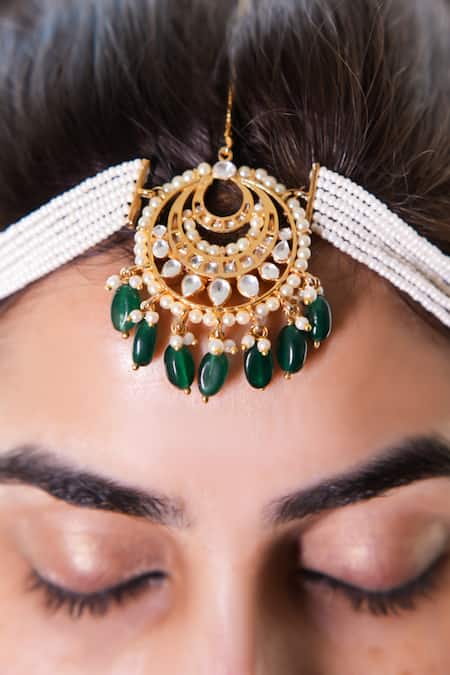 Vasundhara Gold Plated Jahanara Mathapatti 