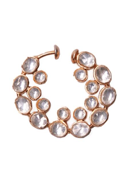 Vasundhara_Gold Plated Crystals Rahma Nath _Online_at_Aza_Fashions