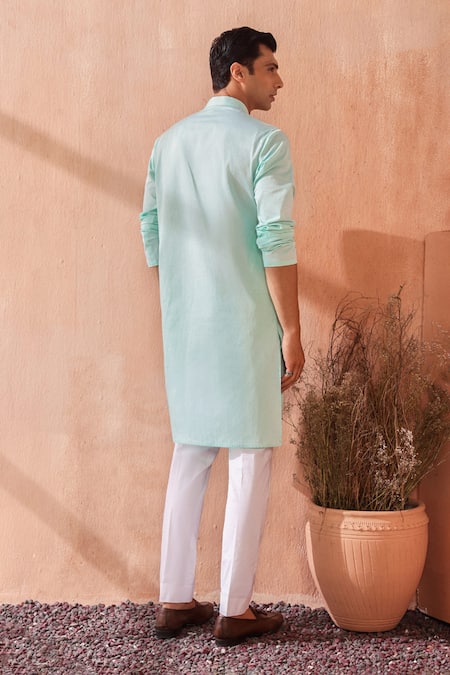 Seema Nanda Mint Green Aariz Kurta Set 