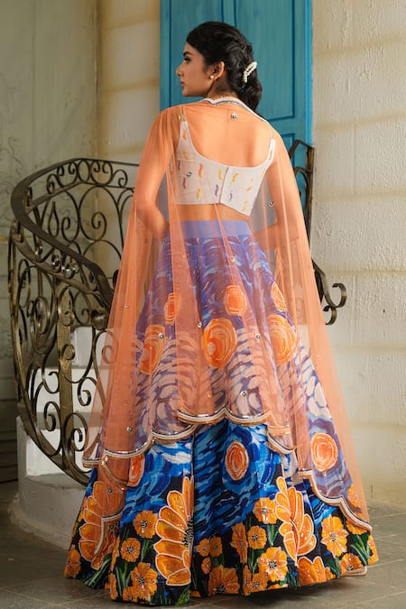House Of Akshata Starry Night Lehenga Set 