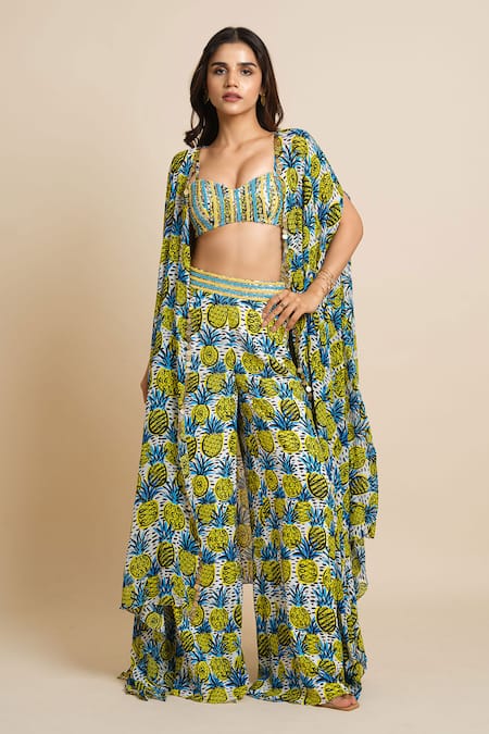House Of Akshata Pineapple Chic Coord Set 