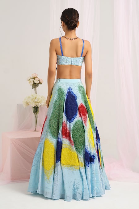 House Of Akshata Sequin Elegance Lehenga Set 