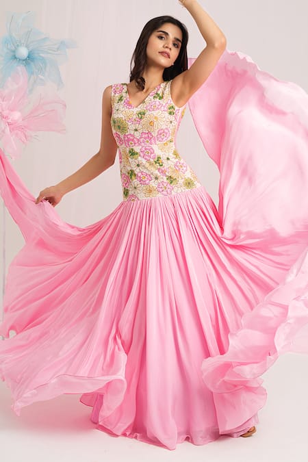 House Of Akshata Floral Elegance Gown 