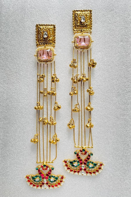 Studio6 Jewels Gold Plated Earrings 