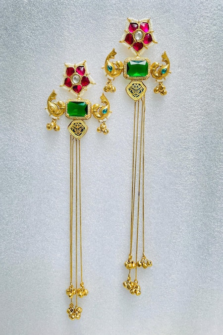 Studio6 Jewels Designer Gold Plated Earrings 