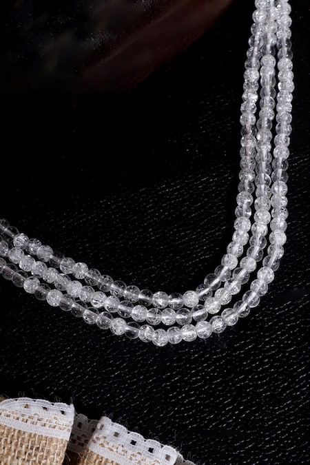 Dugran By Dugristyle White Gold-plated Layered Necklace 