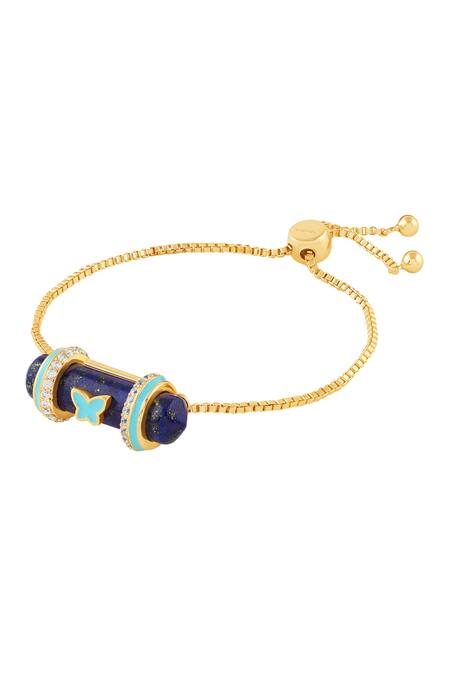 Buy Isharya Blue Crystals Celestial Core Bracelet Online at Aza Fashions Buy_Isharya_Blue Crystals Celestial Core Bracelet _Online_at_Aza_Fashions