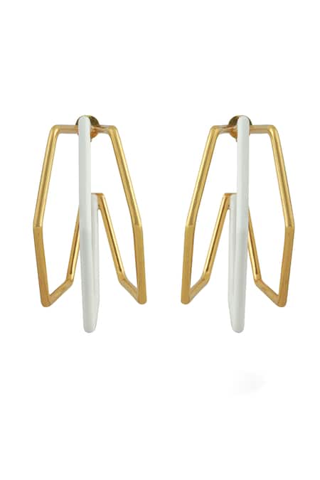 Varnika Arora XL Trio Gold Hoops 