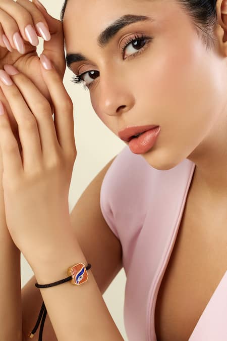 Shop_Isharya_Multi Color Divine Eye Rakhi Bracelet _Online_at_Aza_Fashions