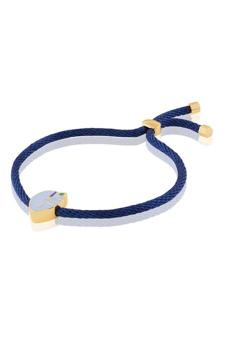 Isharya Blue Krishna Rakhi Bracelet Online at Aza Fashions Isharya_Blue Krishna Rakhi Bracelet _Online_at_Aza_Fashions