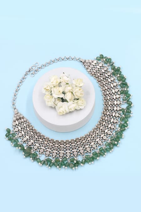 Sangeeta Boochra Silver Designer Necklace 