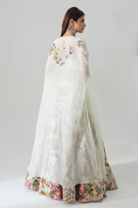 House Of Akshata Whimsical Vintage-Inspired Lehenga Set 