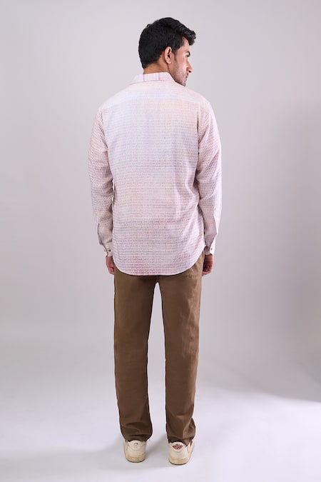 Aryavir Malhotra Digital Print Slim Fit Shirt 