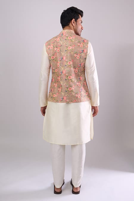 Arihant Rai Sinha Floral Pattern Bundi 