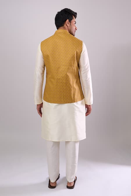 Arihant Rai Sinha Multi Color Digital Print Bundi 