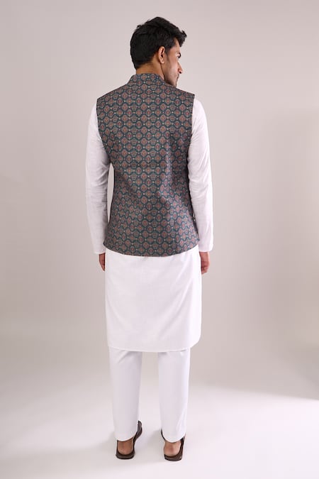 Arihant Rai Sinha Digital Print Bundi 