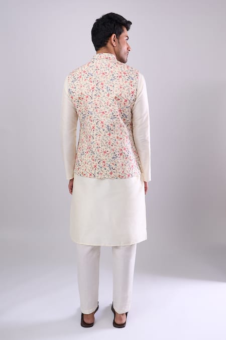 Arihant Rai Sinha Floral Print Bundi 