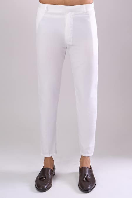 Shop_Arihant Rai Sinha_Off White Polyester, Viscose Embroidery Designer Sherwani Set _Online_at_Aza_Fashions