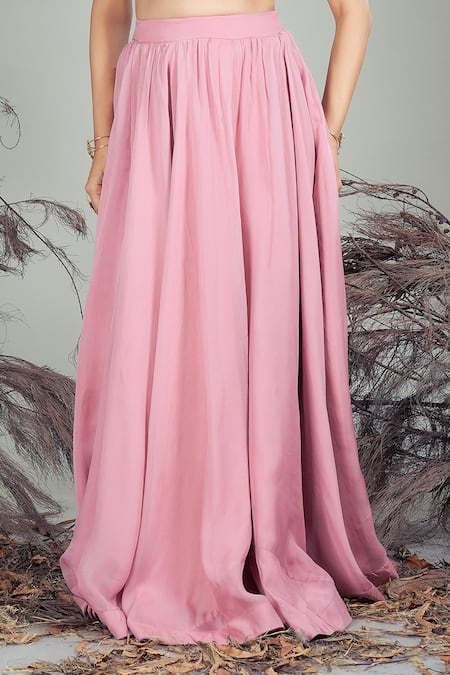 Buy Rirasa Pink Organza Beads, Embroidery Sweetheart Neck Hand Blouse And Skirt Set Online at Aza Fashions Buy_Rirasa_Pink Organza Beads, Embroidery Sweetheart Neck Hand Blouse And Skirt Set _Online_at_Aza_Fashions