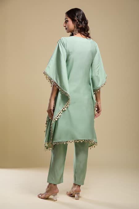 Samyukta Singhania Embroidered Kaftan & Pant Set 