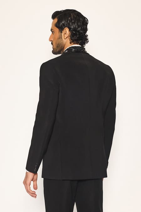 Ankit V Kapoor Obsidian Ray Tuxedo Set 