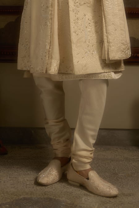 Ankit V Kapoor Gold Embroidery Zarbagh Woven Silk Sherwani Set Online at Aza Fashions Ankit V Kapoor_Gold Embroidery Zarbagh Woven Silk Sherwani Set _Online_at_Aza_Fashions