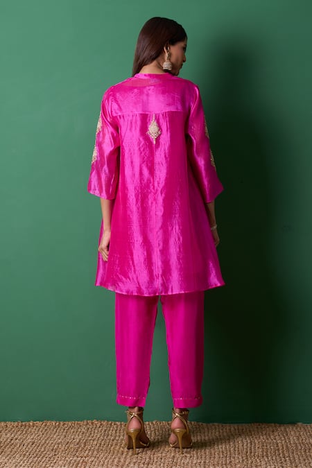 Priti Prashant Paradise Pink Kurta Set with Dupatta 