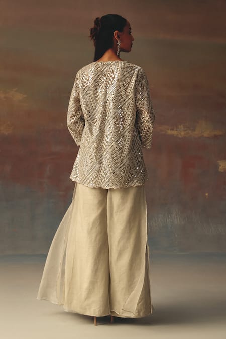 Twenty Nine Classic Silver Scallop Jacket 