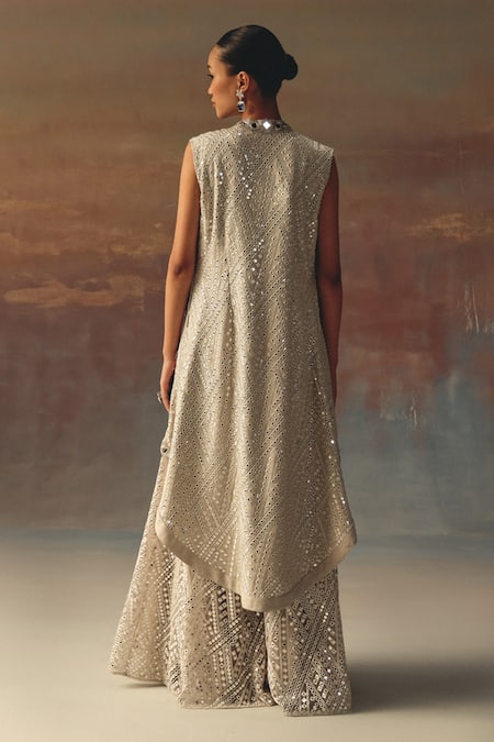 Twenty Nine Silver Georgette Designer Jacket 