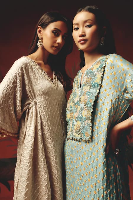 Twenty Nine_Off White Chanderi Moon Dust Palazzo _at_Aza_Fashions