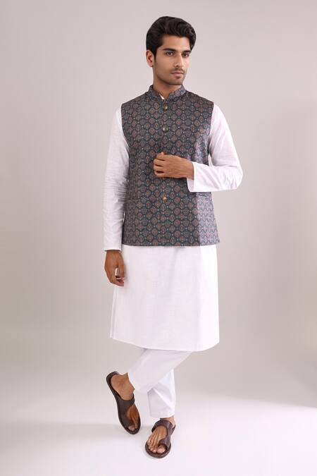 Arihant Rai Sinha Digital Print Bundi 