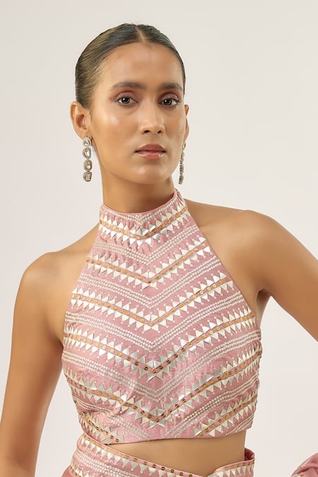 Priyal Prakash_Pink Silk _at_Aza_Fashions