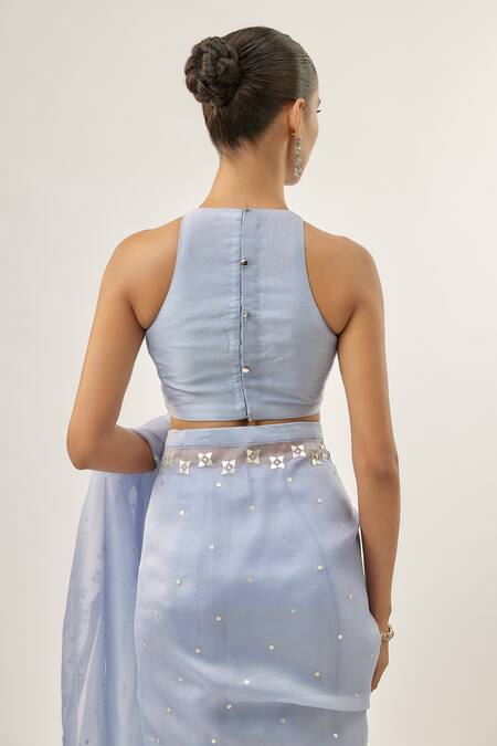 Shop_Priyal Prakash_Blue _Online_at_Aza_Fashions