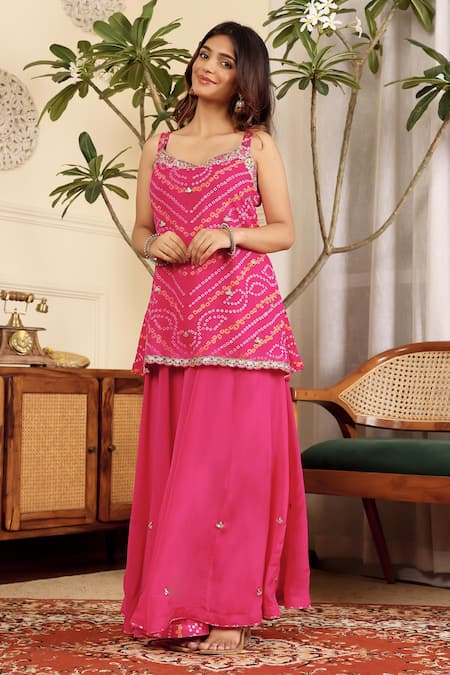 Sonali Methi Rani Pink Designer Kurta Set 