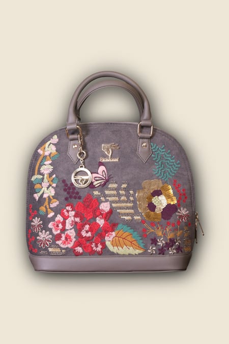 PickAleaf Garden Grey Hand Bag 