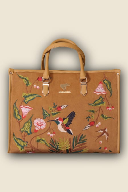 PickAleaf Golden Flora Shoulder Bag 