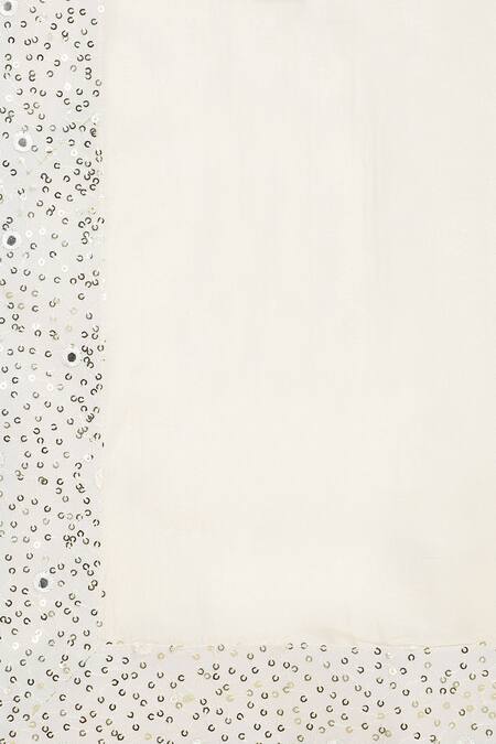 Aham-Vayam_Cream Cotton Sequins Ombre Embroidered Kurta With Dupatta _Online_at_Aza_Fashions