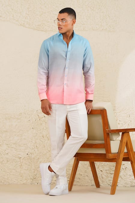 Eleven Brothers Pastel Drift Linen Shirt  
