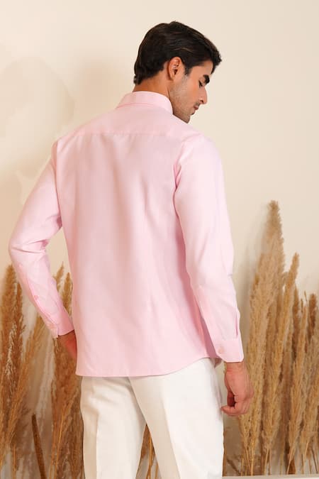Eleven Brothers Cotton Blush Oxford Cotton Shirt 