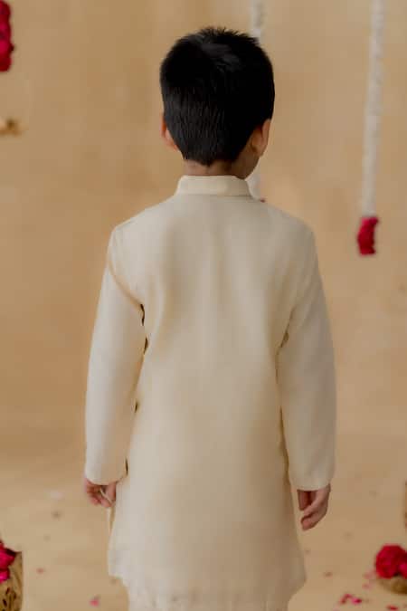 MR Brat NOOR KURTA SET  Off White Noor Kurta Set 