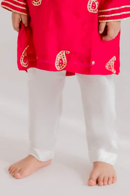 MR Brat_Pink Muslin, Cotton Embroidery _Online_at_Aza_Fashions