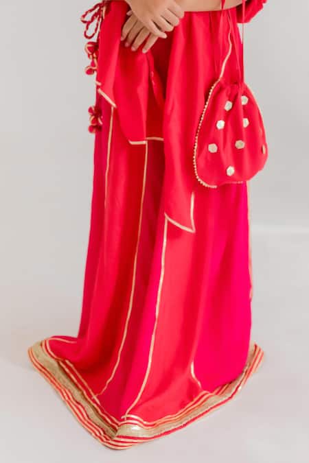 MR Brat_Pink Muslin Embroidery _Online_at_Aza_Fashions